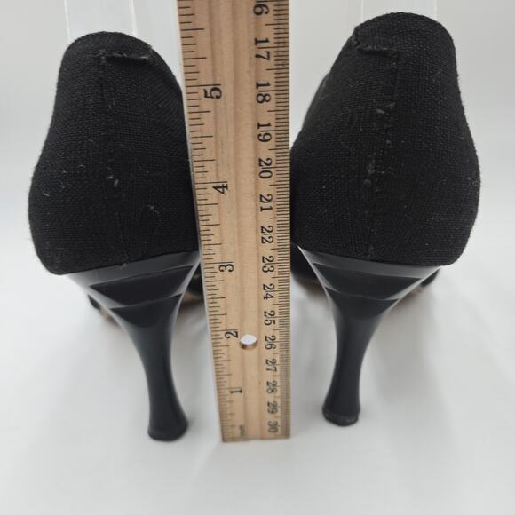 Figueroa Women’s Black Strappy Sandal Heels Size 38 Made in Italy US 7.5 - Picture 5 of 9